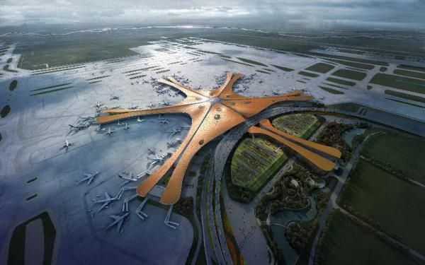 北京新機(jī)場(chǎng)綜合交通中心工程主體結(jié)構(gòu)封頂 北京新機(jī)場(chǎng)綜合交通中心工程主體結(jié)構(gòu)封頂